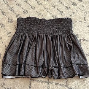 Lucky in love tennis skirt, smocked